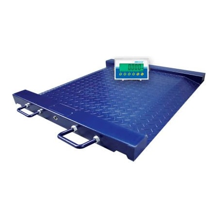 Adam Equipment Adam Equipment PTM Series Drum Platform Scale With AE403 LCD Indicator, 1,100 lb x 0.2 lb PTM 500+AE403
